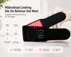 TermoReliever™ Ryggbälte för Värme, Massage & Smärtlindring