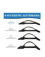 Ryggsträckare Massager – Ländryggsstöd för Ryggradsjustering och Smärtlindring