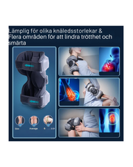 3-i-1 Infraröd Värme Massager Wrap – Elektrisk Värmeterapi för Axlar, Armbågar och Knäont
