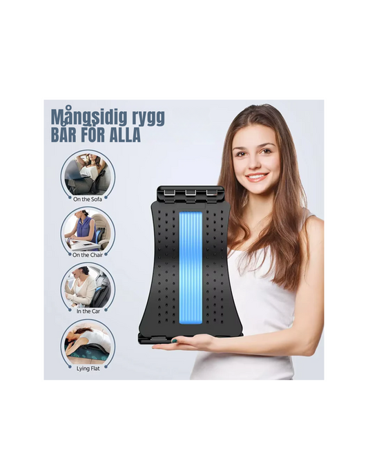Ryggsträckare Massager – Ländryggsstöd för Ryggradsjustering och Smärtlindring