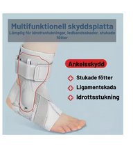 Fotvaktsskydd – Justerbart mjukt fotledsstöd för stukningsstabilisering, bekvämt fotledsstöd för skaderisk och återhämtning