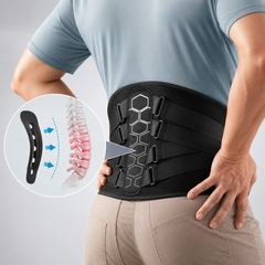 BackRelief Plus™ ryggstödsbälte med dubbel kompression