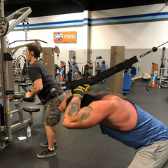 Tjock och kraftig lång tricepsrep – Hemmagym kabelmaskinsfäste för triceps pushdowns och styrketräning