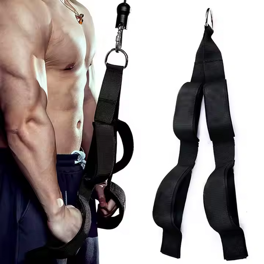 Tjock och kraftig lång tricepsrep – Hemmagym kabelmaskinsfäste för triceps pushdowns och styrketräning